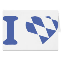 blue-white I love icon cards