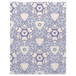 Blue White Print Scrapbook Decoupage Craft Paper Letterhead