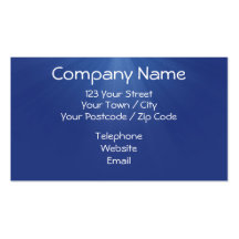 Blue & White Rays Business Card Templates