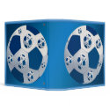 Blue & White Soccer Ball Frenzy Binder