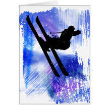 Blue & White Splashes Cards