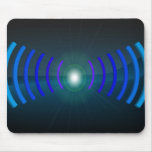 Blue Wifi Mouse Pad