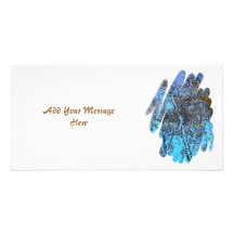 BLUE WILD WATER CUSTOMIZED PHOTO CARD