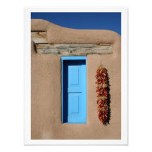 Blue Window of Taos Photo Print