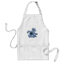 Blue Winged Dragon Apron
