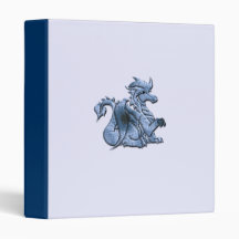 Blue Winged Dragon Binder