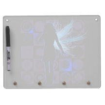 Blue Winged Fairy Dry Erase Board