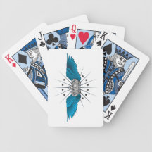 Blue Wings Playing Cards #1