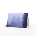 Blue Winter Greeting Card