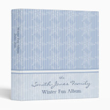 Blue Winter Custom 1" Binder