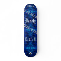 Blue Wire Skate Board Decks