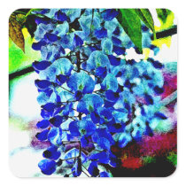Blue Wisteria Sticker