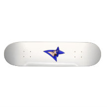 Blue Witch Custom Skate Board