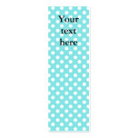 Blue with white polkadots