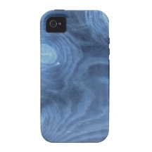 Blue wood pattern iPhone 4/4S case