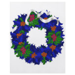 blue wreath with berries full color flyer