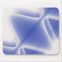 Blue Wuerfel diagonal mousepads