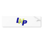 blue yellow blue LPN Bumper Stickers