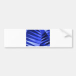 blue zebra leaves bumper sticker