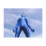 Blue Zentai in the Field 2-10 Postcard