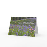 Bluebells 65th Birthday Card