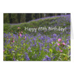 Bluebells 65th Birthday Card