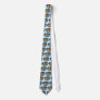 Blueberries And Cereal Closeup Neck Tie