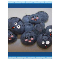 blueberries customized letterhead