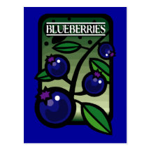 Blueberries Postcards