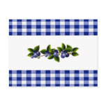 Blueberries Recipe Card Postcards
