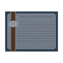 Blueberry Classic Harvest Recipe Cards Postcard