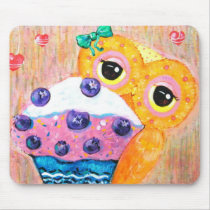 Blueberry Cupcake Love Mousepads