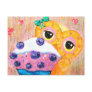 Blueberry Cupcake Love Postcard