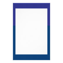 Blueberry Duel Border Stationery