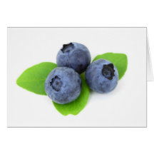 Blueberry Greeting Card