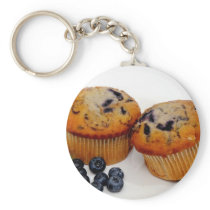 Blueberry Muffin Keychains