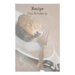 Blueberry Muffin Recipe Stationery