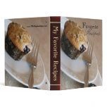 Blueberry Muffin Sweet Desert Recipe Binder