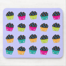 Blueberry Muffins Mouse Pads