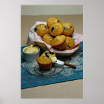Blueberry muffins print