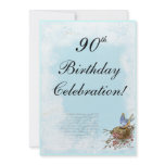 Bluebird and Nest Invitation
