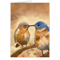 Bluebird Kiss Cards