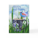 Bluebird of Coffee Happiness Happy Birthday