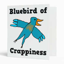 Bluebird of Crappiness Binder