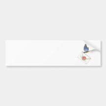 Bluebird of Happiness Bumper Stickers