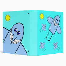 Bluebird of Happiness Vinyl Binder