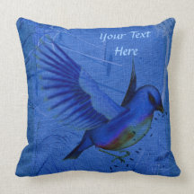 Bluebird Personalized American MoJo Pillow