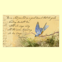 Bluebird Victor Hugo Quote Business Cards business cards