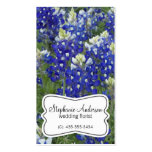 Bluebonnet Field Flowers Florist Business Card business cards