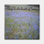 Bluebonnet Field phrase magnet